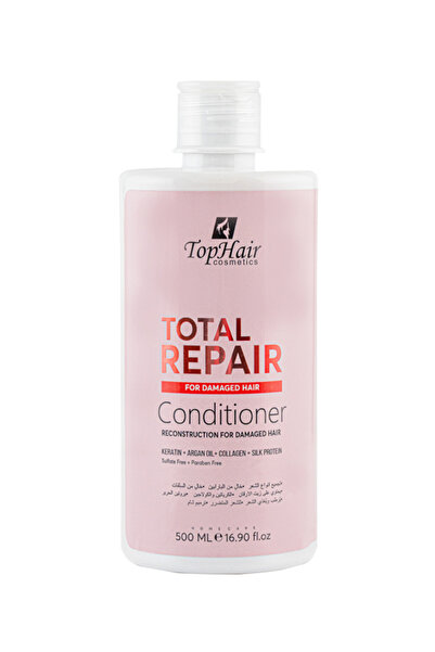 TopHair بلسم شعر توب هير توتال ريبير بزيت الارغان والكرياتين والكولاجين مطور ...