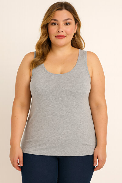 HNX Cotton Plus Size Thick Strap Women's Tank Top
