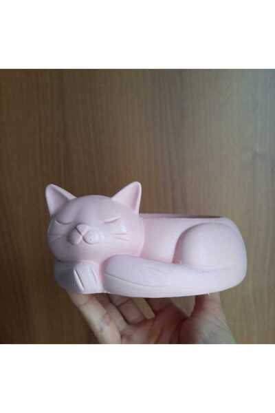 melora 14 cm Cat Stone Bowl, Cat-Shaped Jewelry Storage Bowl, Cat Bowl, Cat Organizer, Cat Decor Object