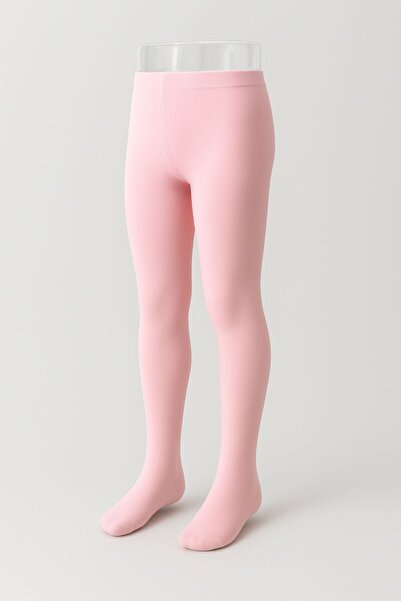 DRESSY LIFE 3-пакет училищни чорапи Обикновени бамбукови чорапи Чорапогащи за момичета (бяло-розово-кремаво)