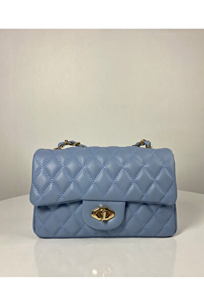 BK Bags & Accessories Quilted Knitted Chain Women's Hand and Shoulder Bag