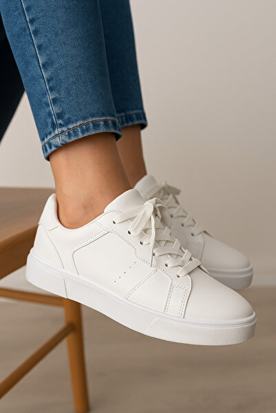 VELORA PARİS Sneaker Beyaz Kombin Ayakkabısı