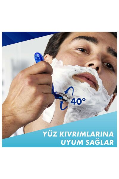 Gillette Sensor3+ Comfort 8'li Yedek Bıçağı Başlıklı Tıraş Makinesi
