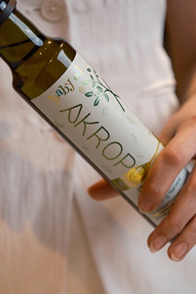 akropol 2025 YENİ SEZON BABY OIL %100 ORGANİK, POLİFENOLLÜ ERKEN HASAT SOĞUK SIKIM BEBEK ZEYTİNYAĞI 250ML