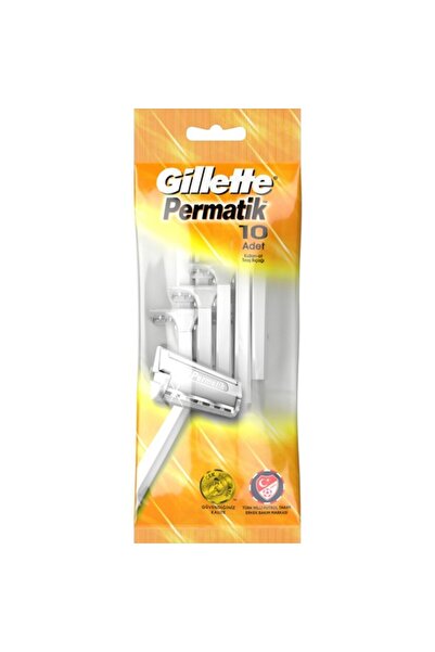 Gillette Permatik Kullan At Tıraş Bıçağı 10'lu