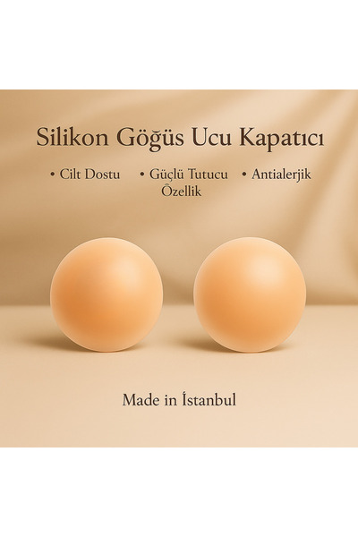 Atelier Tuberose Göğüs Ucu Kapatıcı Gizleyici Silikon Meme Ucu Kapatıcı Nippl...