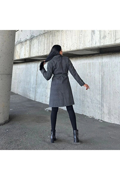 NOXS Palton negru R&G cu ștampilă