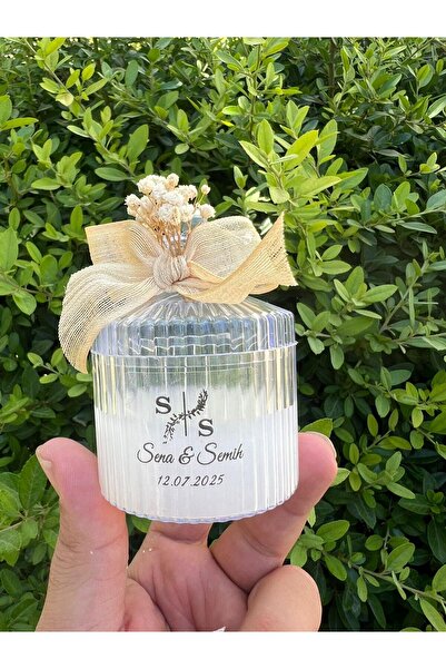 aralmini Özel Tasarım Nişan Söz Nikah Dügün Hediyelik Kristal Kapaklı Şekerli...