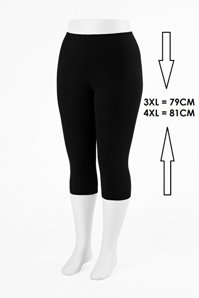 MODA Women's Plus Size 1St Quality Lycra Capri Leggings (3XL - 4XL - 5XL)