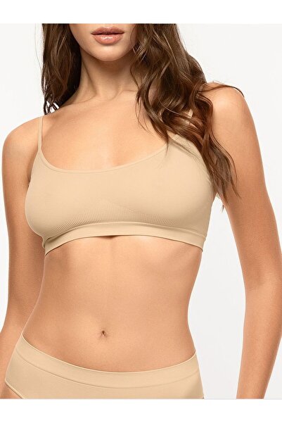 MİSTİRİK Μοντέλο Pisun λουράκι σχοινιού με μαξιλαράκι συλλογής πλεκτό χωρίς ραφή συσφιγκτικό σουτιέν Κορσέ χρώμα δέρματος