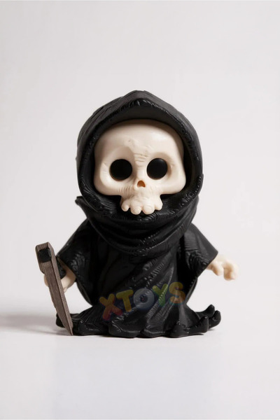 Xtoys سلسلة مفاتيح على شكل ملاك الموت، إكسسوار حقيبة هدية للهالوين ولعبة متحر...