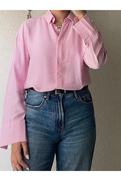 0pia Collection Pembe Gömlek