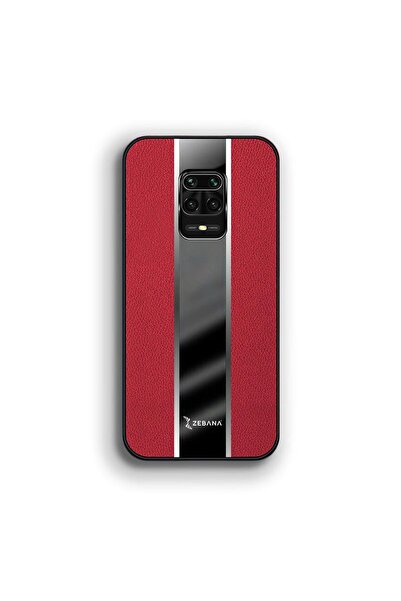 Zebana Xiaomi Redmi Note 9S Compatible Case Premium Leather Case Red