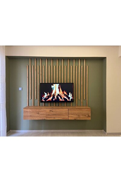 ZETA WOOD 120 Cm 12 Adet Kendinden Yapışkanlı Ahşap Çıta - Savana Meşe