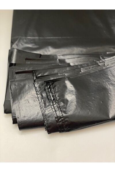 Genel Markalar Siyah Torba, Kalın Çok Dayanıklı Taşıma Poşeti, 50x150 Cm, (Çöp, Eşya Taşıma, Ev Taşıma )- 10 Adet