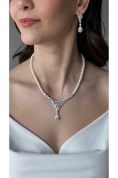 İLK İNCİ TAKI Gerçek Doğal İnci Set – ST090