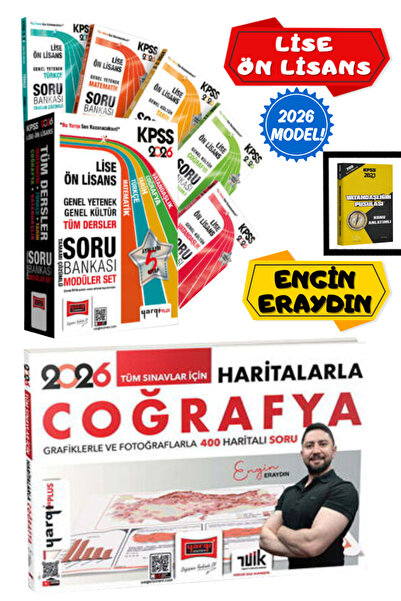 Yargı Yayınları 2026 Lise-Ön Lisans Tüm Dersler Soru Bankası+Engin Eraydın | ...