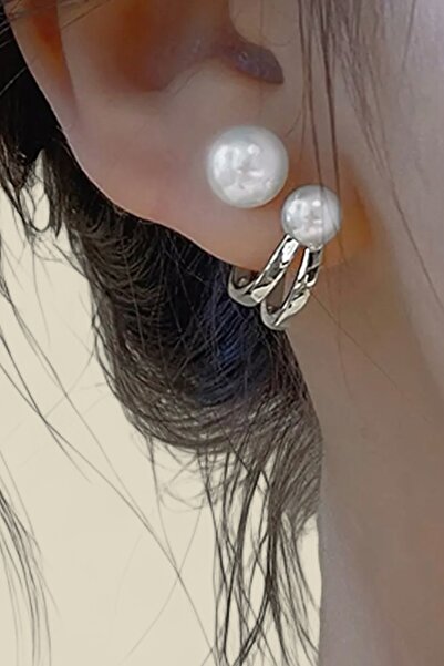 Sevil Gülgün Atelier GOLD KAPLAMA İNCİ KÜPE