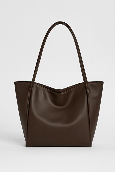 RumyaCollection Γυναικεία τσάντα shopper μεγάλου μεγέθους από μαλακό δέρμα με...