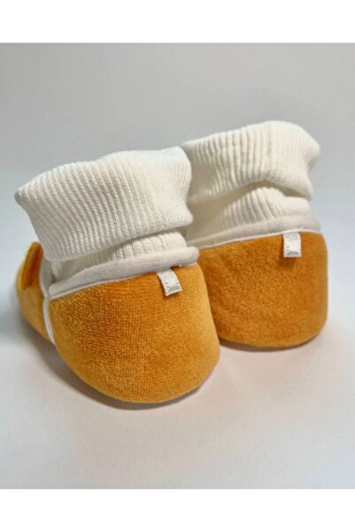 minissa baby kids peluş Kumaşlı Yumuşak Çoraplı Triko Bebek Patik İlk Adım Kaymaz Taban