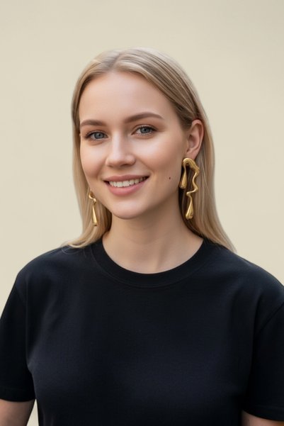 Sevil Gülgün Atelier Modern Drop Form Earrings