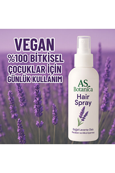 AS BOTANİCA PREMİUM Lavantalı Bit Önleyici ve Kovucu Saç Spreyi İlacı – Yetiş...