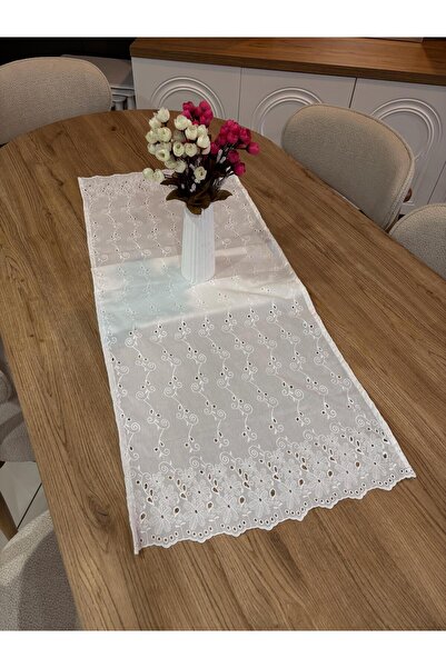 NURGİTA HOME 100% бавовняний білий бігунок (40x140)