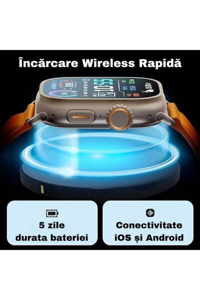 CEB Ceas inteligent iTin S10 Pro 2.22 + căști wireless iTin R10 + curea suplimentară / ceas inteligent