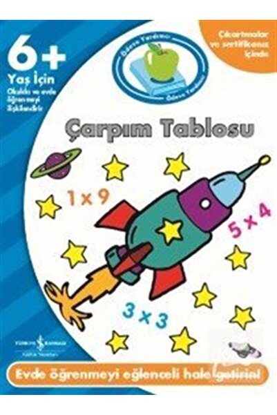TÜRKİYE İŞ BANKASI KÜLTÜR YAYINLARI Ödeve Yardımcı Çarpım Tablosu (6+ Yaş)