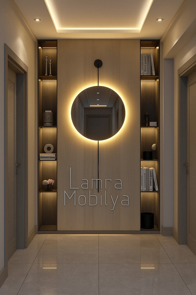 Lamra Dizayn Pilli Kablosuz Led'li Siyah 90X50 Dekoratif Koridor Duvar Salon ...