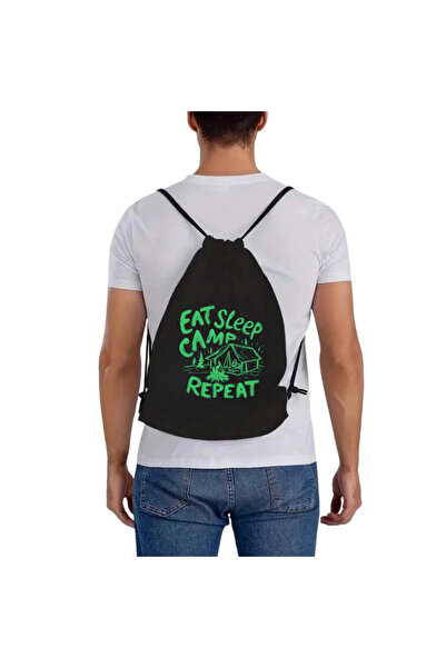 gampfa Kamp Motivasyonel Sırt Çantası - Dayanıklı ve Şık 45x38 cm