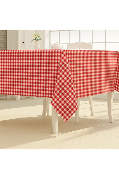 morpi Küçük Kare Desen Pötikareli Masa Örtüsü, Sofra Bezi, Piknik Örtüsü