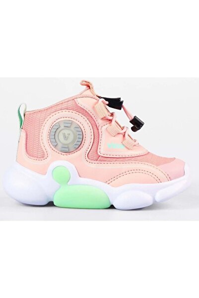 Vicco Vento Phylon Kauçuk Taban Ortopedik Işıklı Çocuk Bot PUDRA