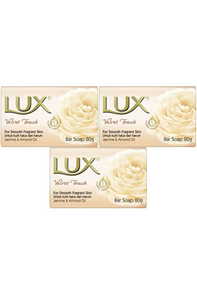 LUX Soap 80Gr Velvet Touch (Velvet Touch) (Set of 3)