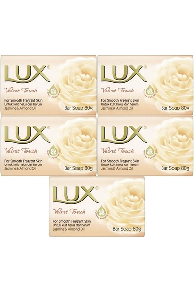 LUX Soap 80Gr Velvet Touch (Velvet Touch) (Set of 5)