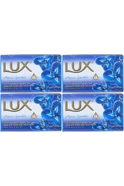 LUX Soap 80Gr Aqua Sparkle (Sparkle Like Water) (Set of 4)