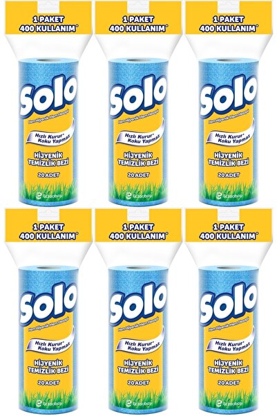 Solo Higijenska krpa za čišćenje (20 komada u pakovanju) (Bez mirisa i brzo s...