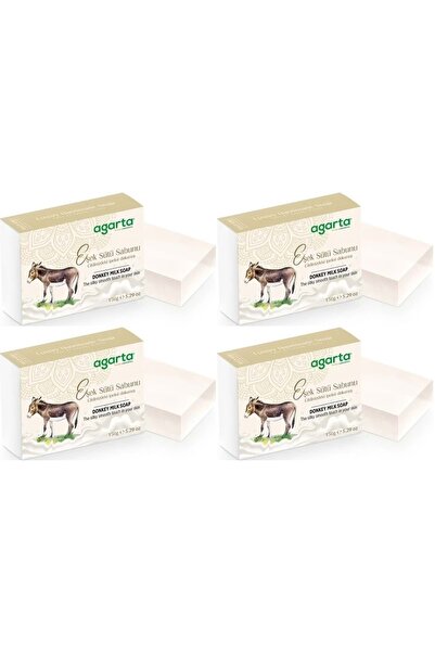 Agarta Handmade Natural Soap 150Gr Donkey Milk (Set of 4)
