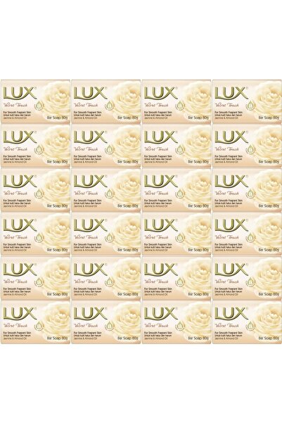 LUX صابون 80 جرام فيلفيت تاتش (مجموعة من 24 قطعة)