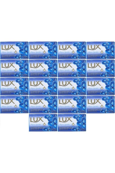 LUX Soap 80Gr Aqua Sparkle (Sparkle Like Water) (Set of 18)