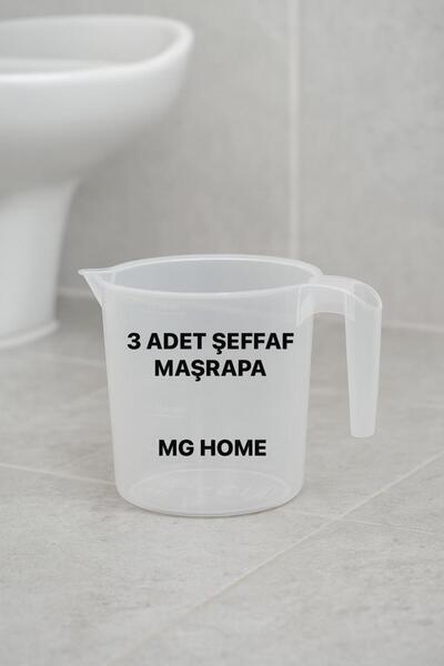 MG HOME 3 ADET ŞEFFAF MAŞRAPA