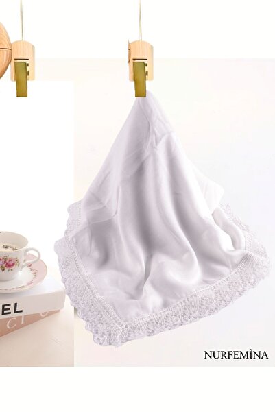 nurfemina Needlework Like Handcrafted Mevlüt & Prayer Cover – Dowry Hijab Shawl