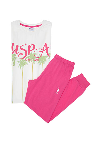 U.S. Polo Assn. Kız Çocuk Pembe Alt Üst Takım 50312567-VR013