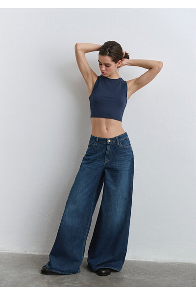 Mavi Mimi Iconic Koyu Mavi Jean Pantolon 1012615-90363