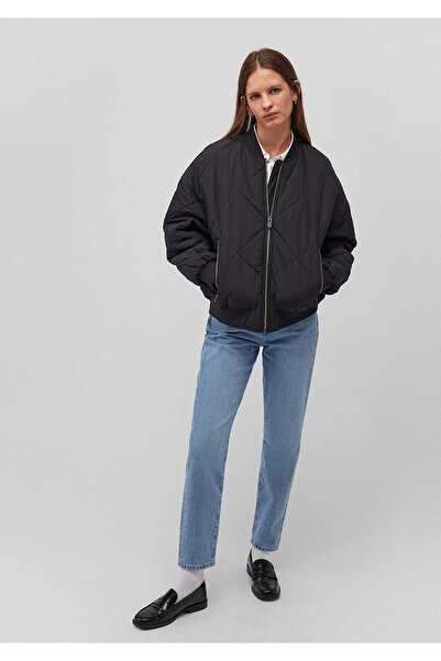 Mavi Siyah Bomber Ceket Loose Fit / Bol Rahat Kesim 1110497-900