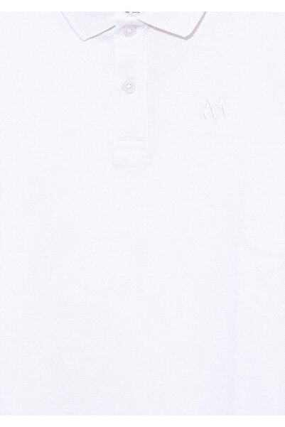 Mavi Λευκό μπλουζάκι πόλο με κανονική εφαρμογή / κανονική εφαρμογή 6610216 -620