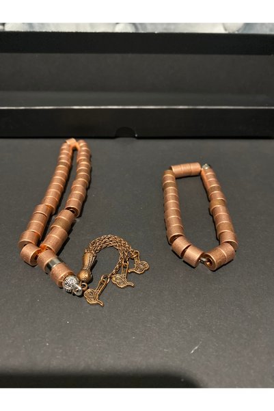 Atölye Asya Pure Copper Rosary & Bracelet (Tassel Magnetic in Copper Tone)