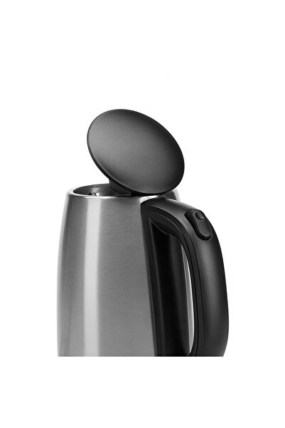 Arzum AR3041-INX Fuente Electric Kettle, 1.7L Capacity, 2200W, Stainless Steel, Cordless, Auto Shut-