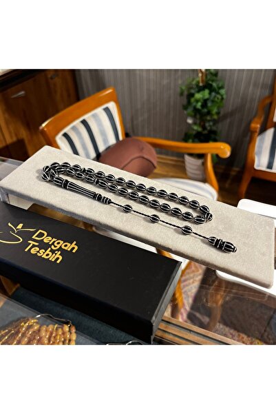 dergah tesbih Usta işçilik Erzurum Oltu taşı Sistemli Karpuz Yarma Koleksiyonluk