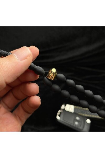 dergah tesbih Kurşun Geçirmez Micro Fiber Gümüş Kazaziye Örmesi Tasarım